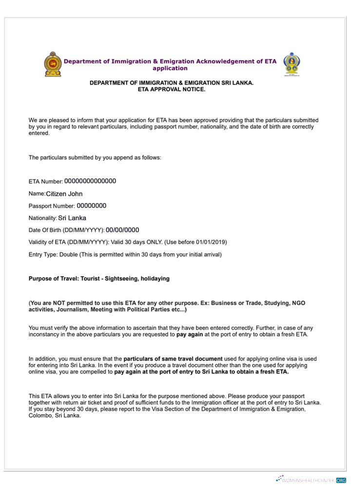 Download SRI LANKA e visa Photoshop template